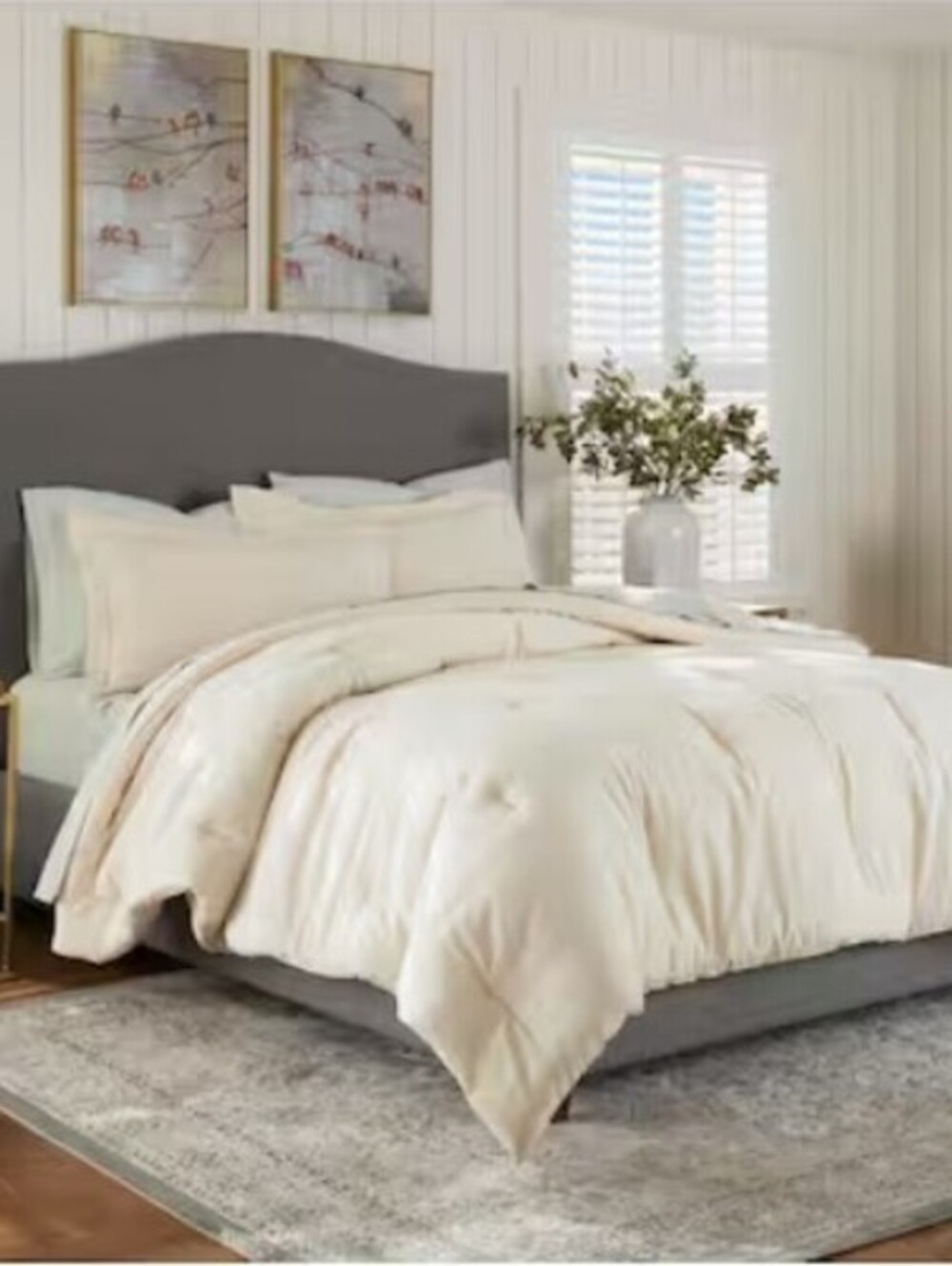 HOME DECORATOR'S COLLECTION COMFORTER SET-3PC-FULL/QUEEN-OATMEAL